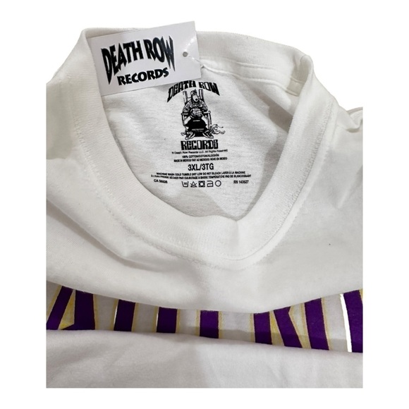 NWT Death Row Records Colorful Core Chair Logo Tee - Picture 3 of 3
